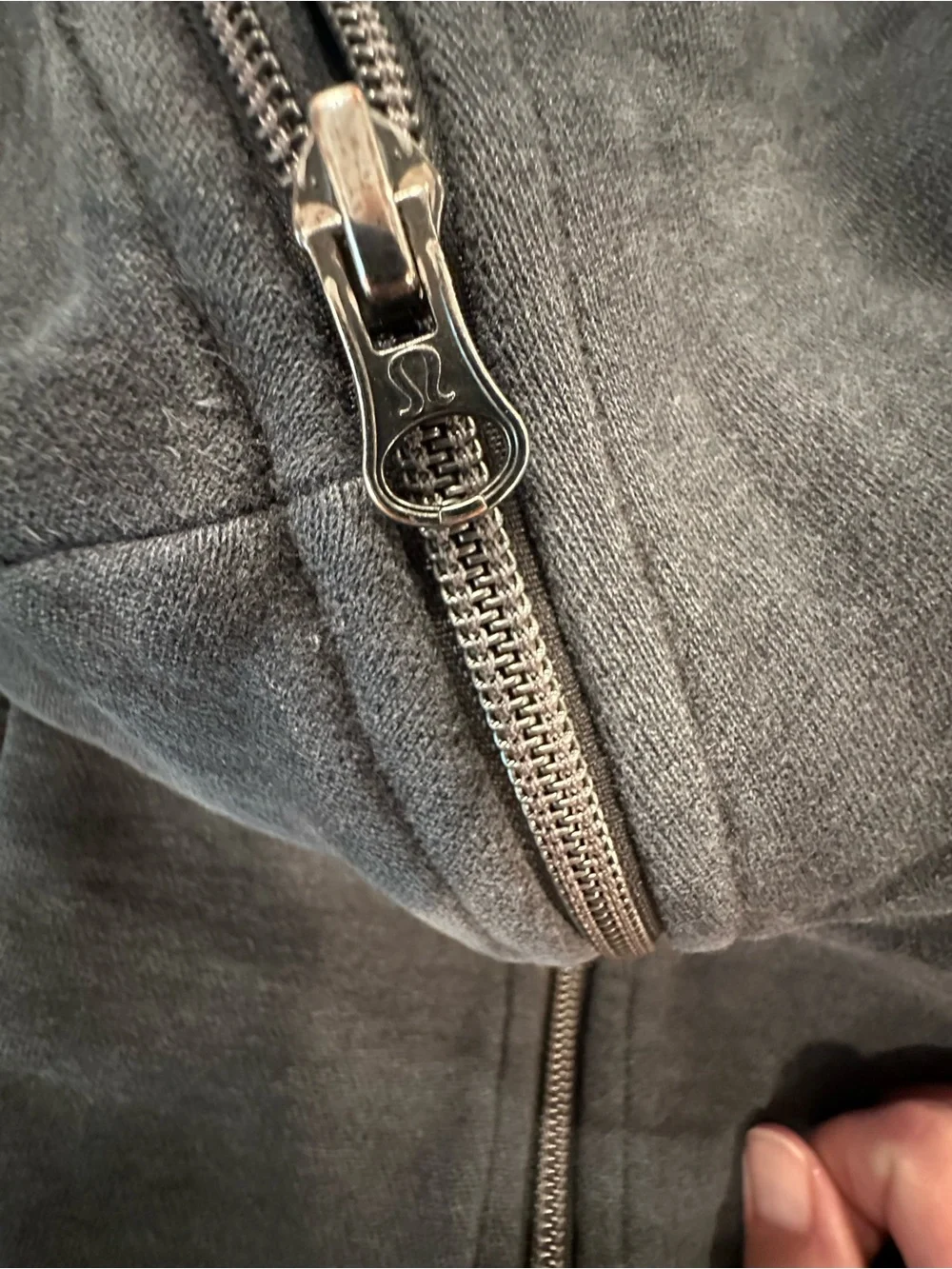 Lululemon heavy zip up jacket.